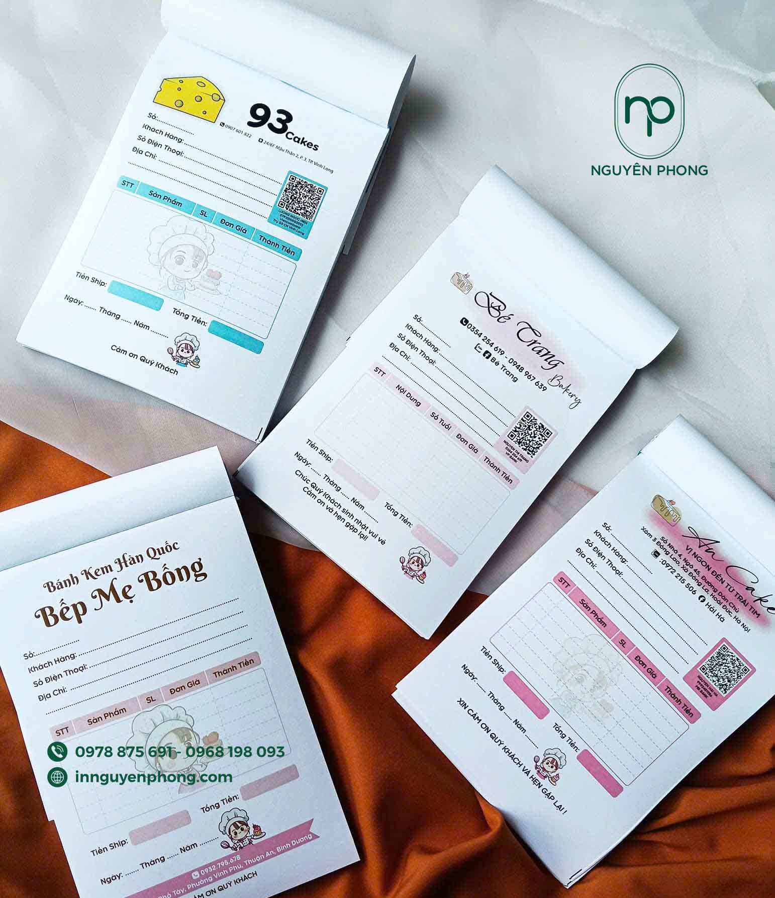 Hóa đơn khổ A6 nhỏ gọn